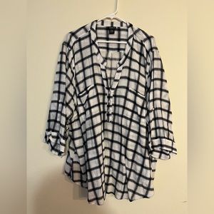 Torrid Black/white Checker Top, Torrid 4